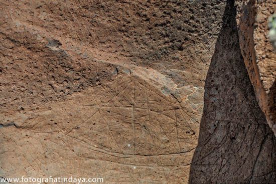 Paisaje volcánico en Fuerteventura: Yacimiento Montaña de Arriba 004