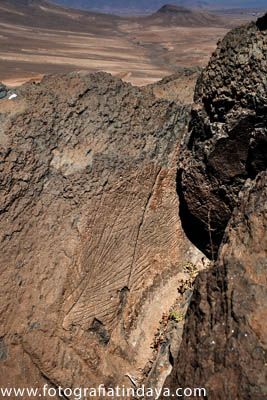 Paisaje volcánico en Fuerteventura: Yacimiento Montaña de Arriba 006