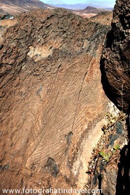 Paisaje volcánico en Fuerteventura: Yacimiento Montaña de Arriba 007 2