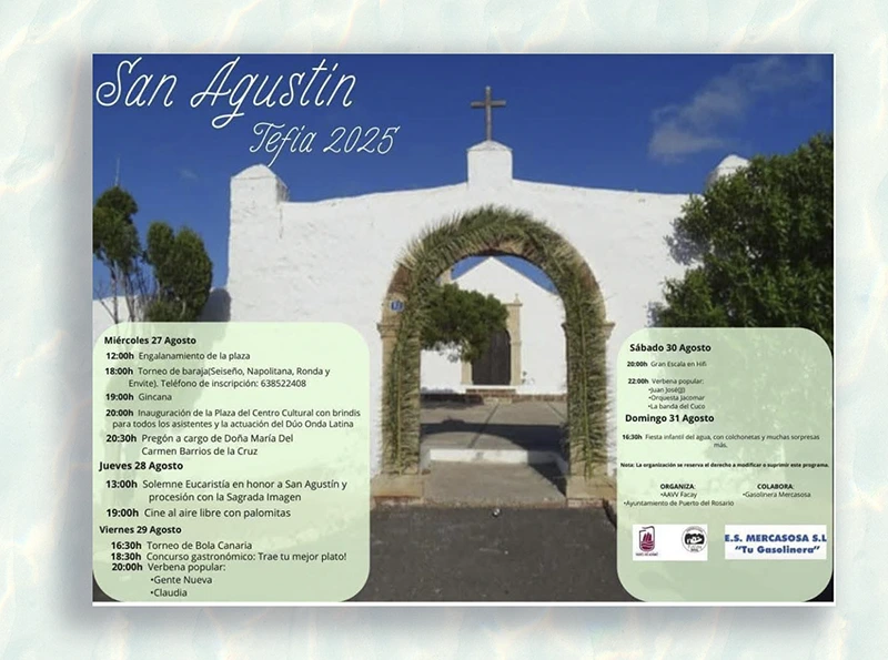 Fiestas de San Agustín – Tefía - GUÍA DE FUERTEVENTURA