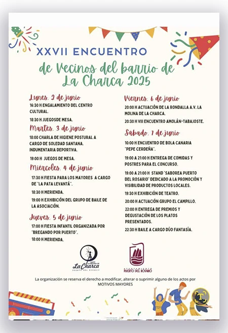 Fiestas de La Charca - GUÍA DE FUERTEVENTURA