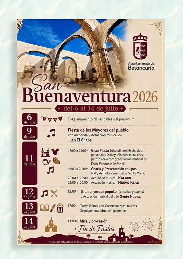 Fiestas de Betancuria - GUÍA DE FUERTEVENTURA