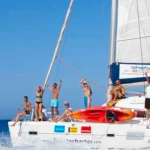 Excursion al islote de Lobos en catamaran