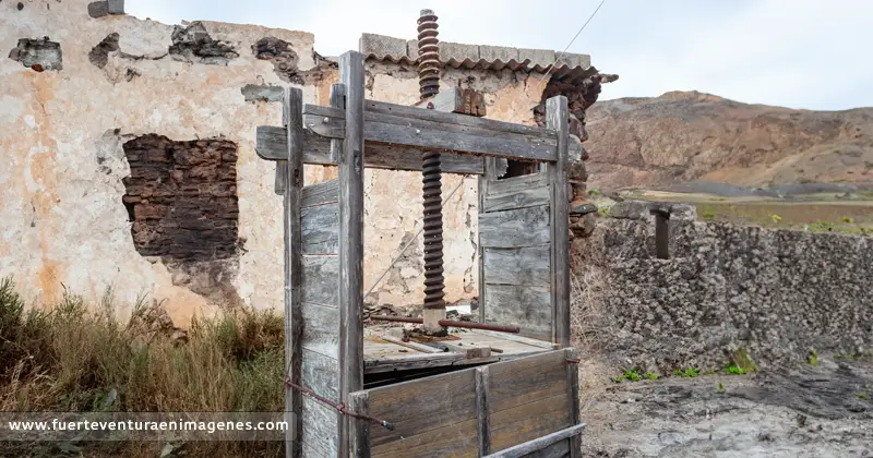 Empacadoras manuales en el legado agrícola de Fuerteventura