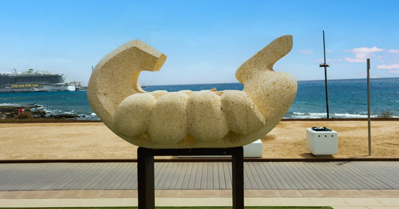 Esculturas de Carlos Monge en el parque la Marea