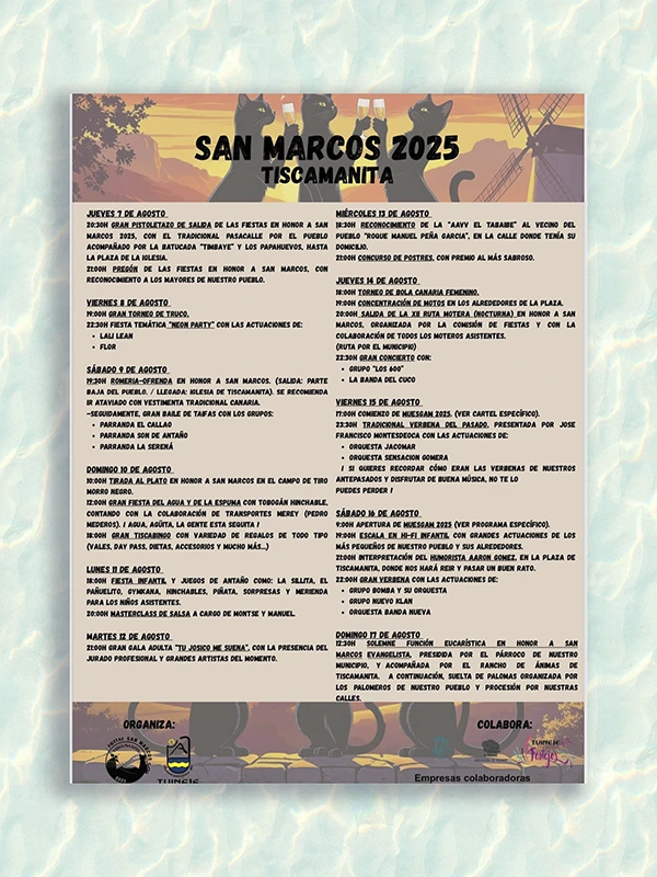 Fiestas de San Marcos – Tiscamanita - GUÍA DE FUERTEVENTURA