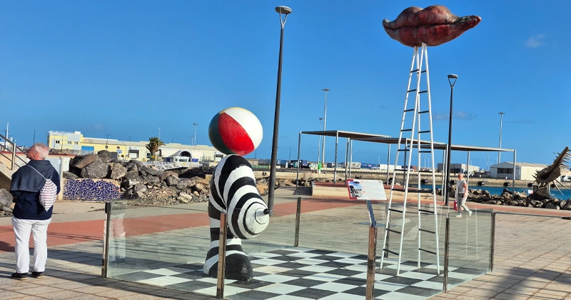 Escultura El mar lo sabe