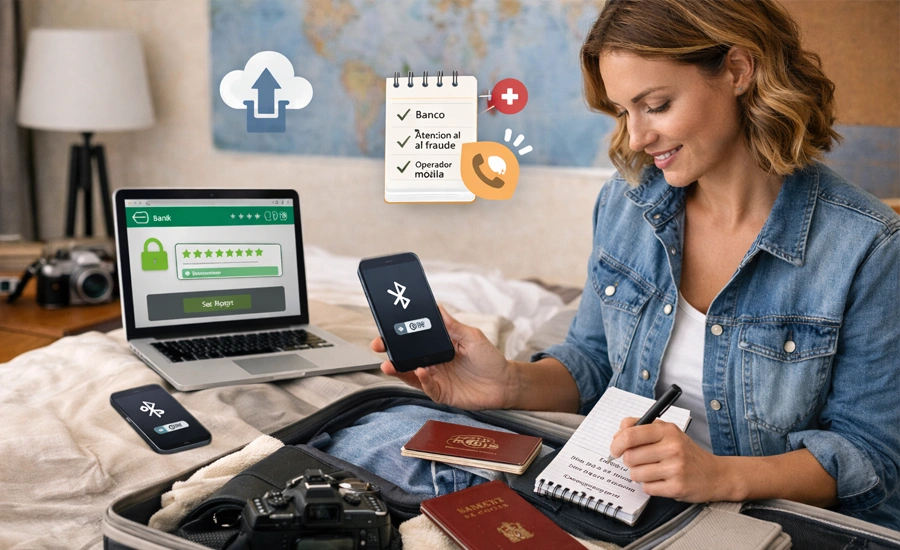 Cómo mantener la seguridad online mientras viajas