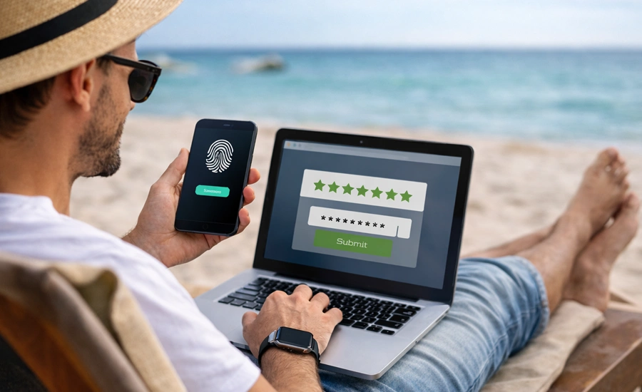 Cómo mantener la seguridad online mientras viajas