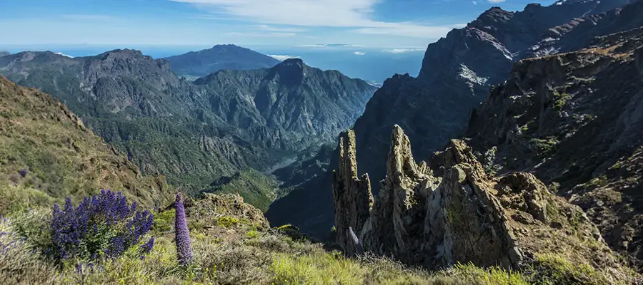 Interior del Parque Nacional de la Caldera de Taburiente